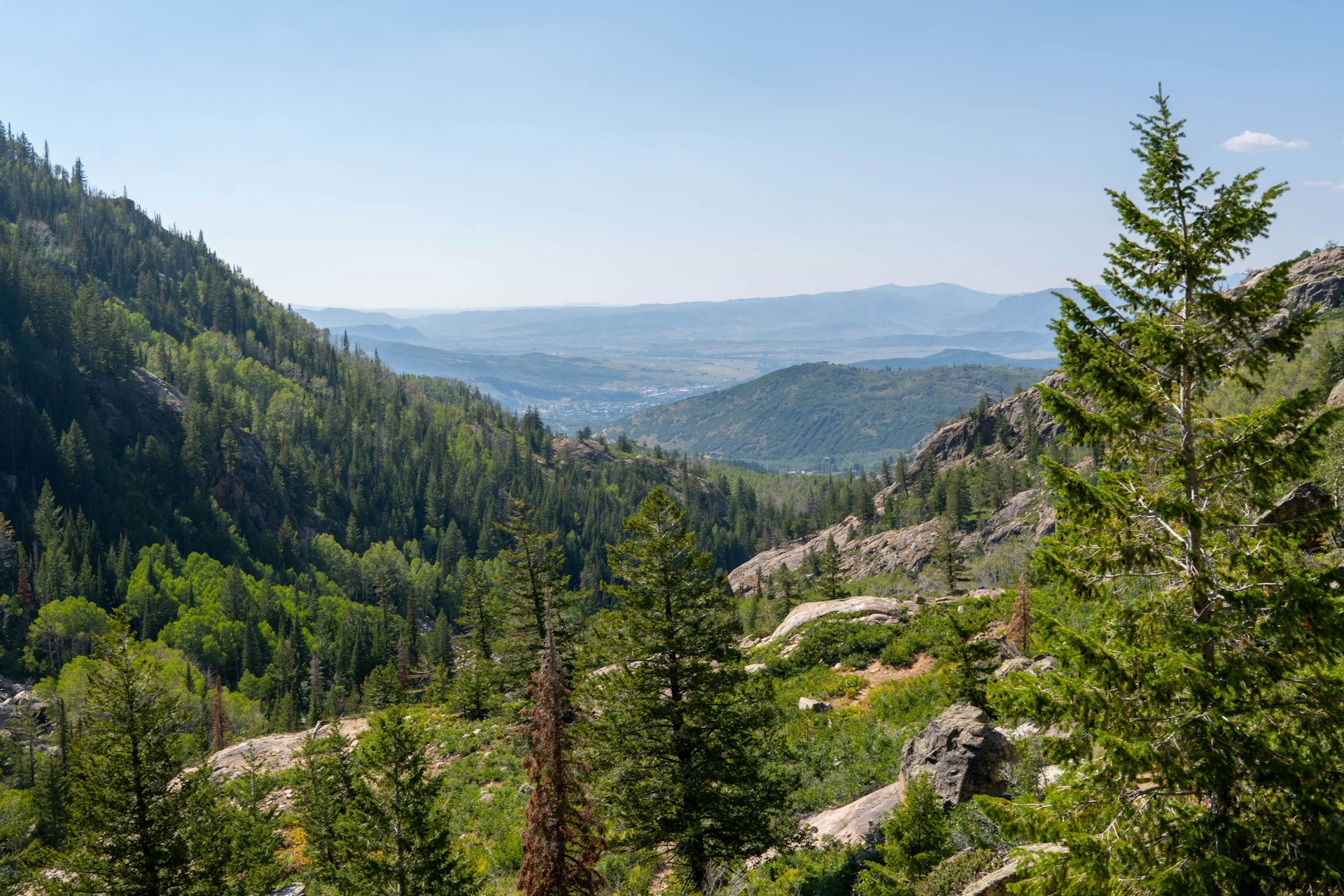 A mountain view in Steamboat Springs