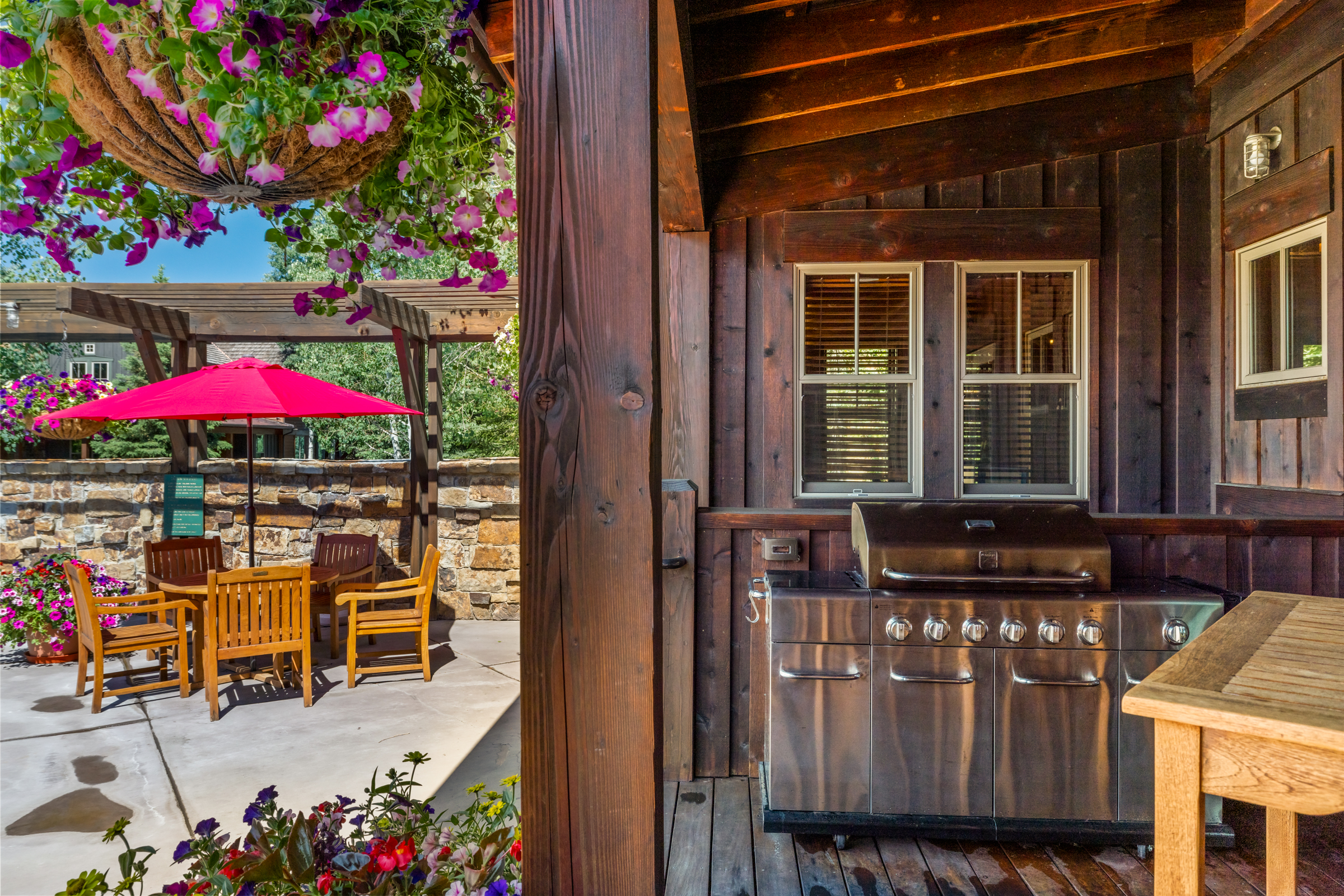 The Porches community BBQ grill